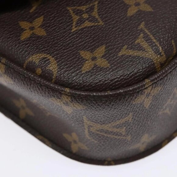 LOUIS VUITTON Monogram Saint Cloud GM Shoulder Bag M51242 LV Auth 135036 - Picture 4 of 16